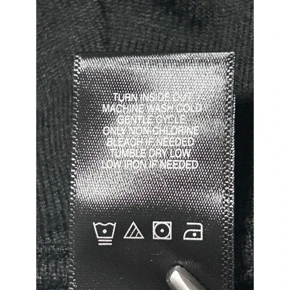 NEW Ali Miles XL Black Gray Abstract Face Art Cowl Neck 3/4 Sleeve Tunic Shirt - Picture 6 of 10